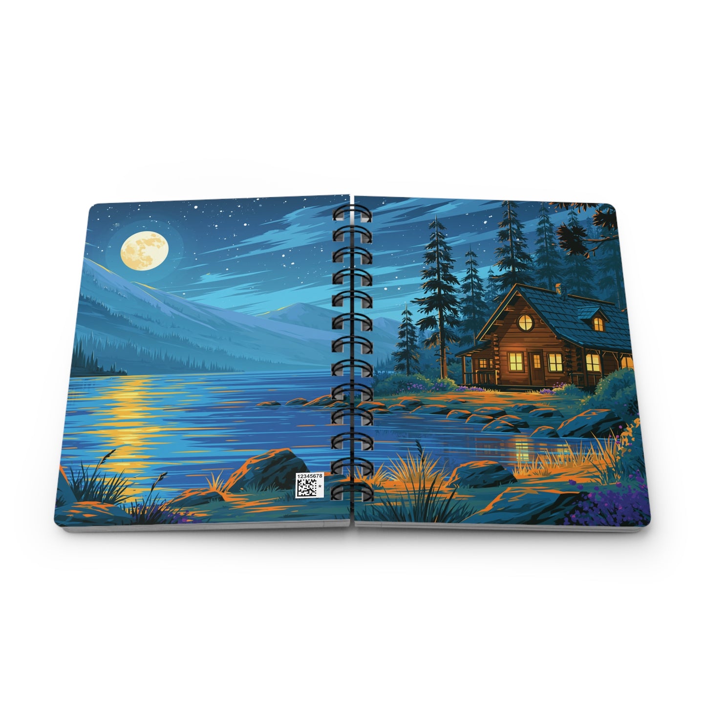 Moonlit Haven – Premium Spiral Journal