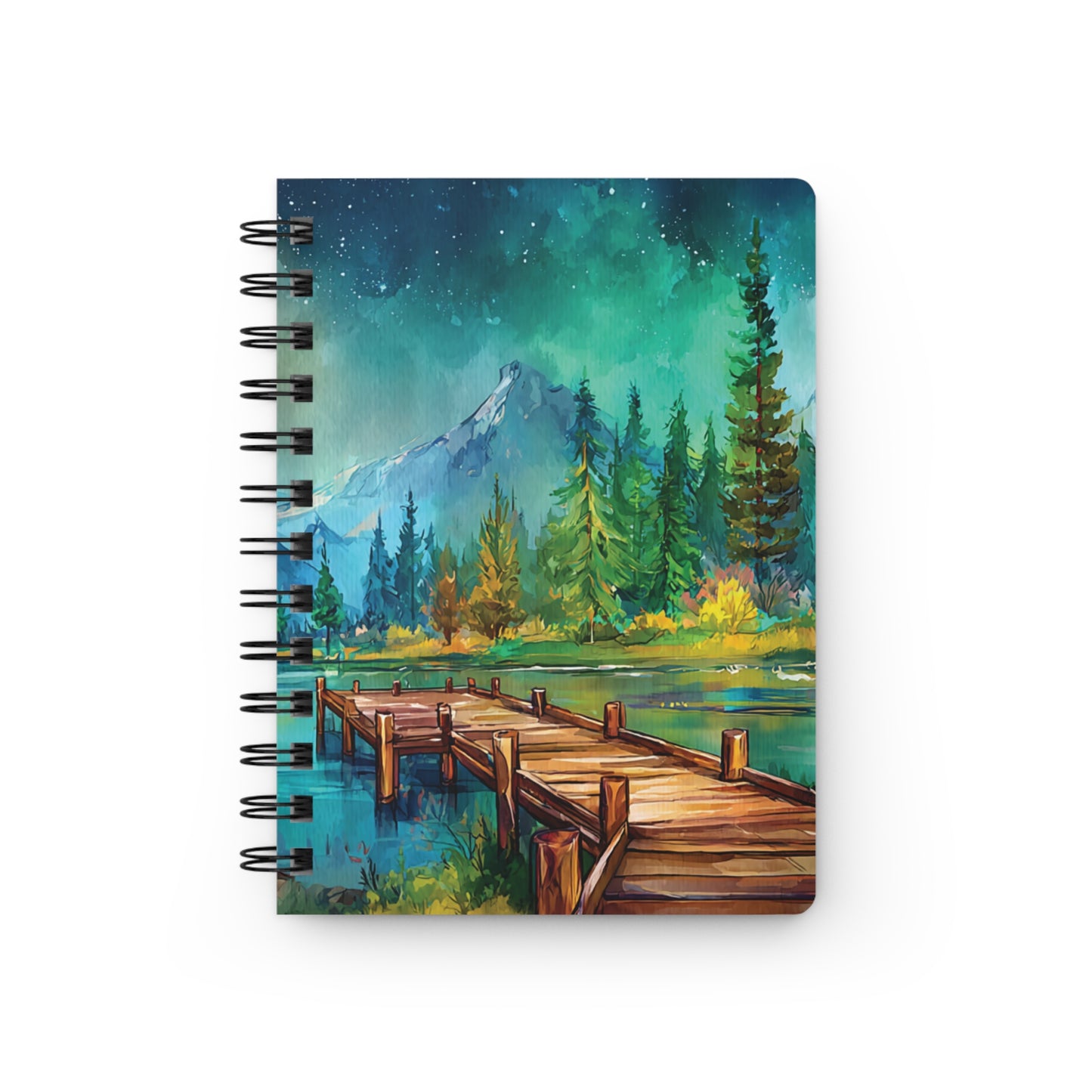 Moonlit Crossing – Premium Spiral Journal