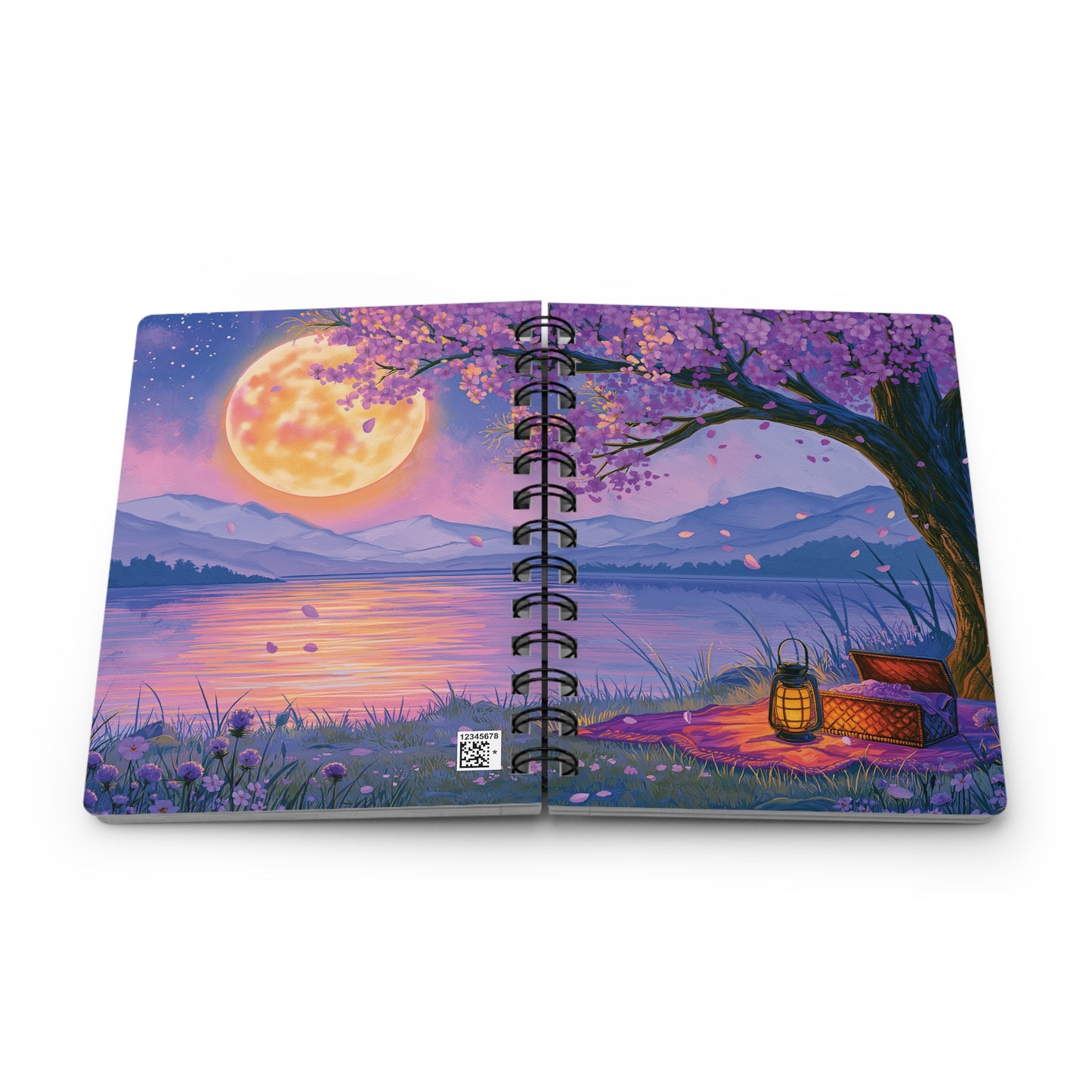 Moonlit Picnic – Premium Spiral Journal
